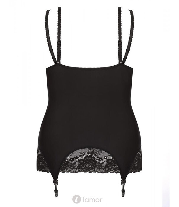 * ANAIS APPAREL Zwart Jarretel babydoll Kiri van Anais