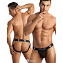 Sexy zwarte heren Jock strap Eros van Anais men