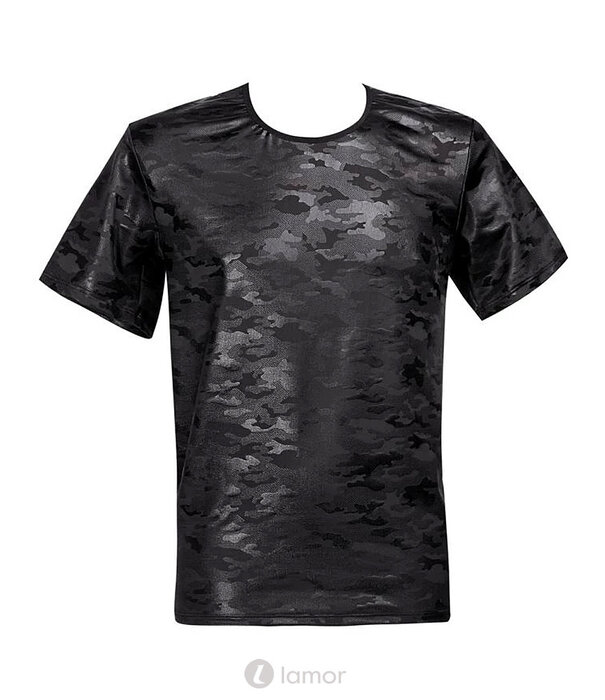 * ANAIS MEN Zwart shirt in camouflage print van het merk Anais men