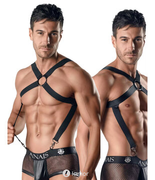 Zwarte Heren harnas, Axel body harnas 05490