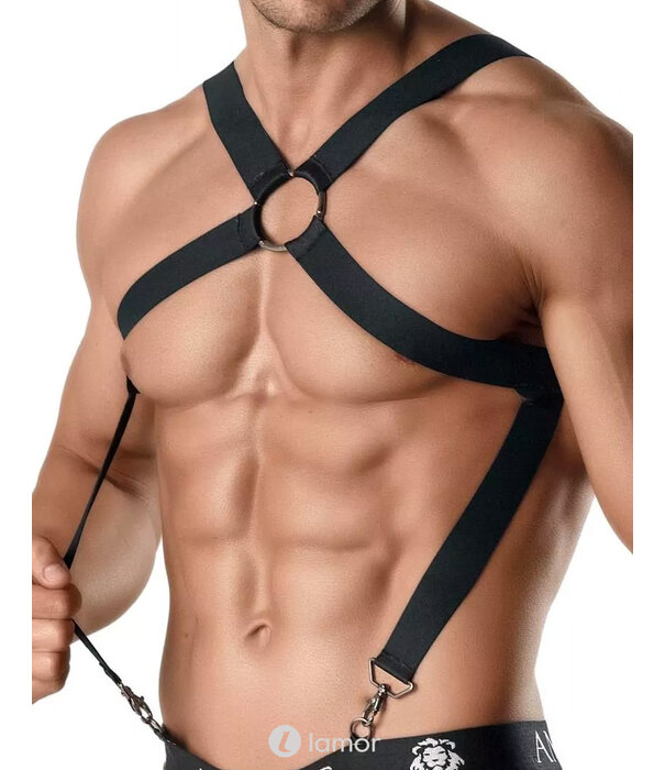* ANAIS MEN Sexy heren Harnas van elastische banden & metalen elementen  van Anais Men