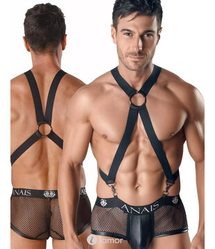 Zwarte Heren harnas, Axel body harnas 054977