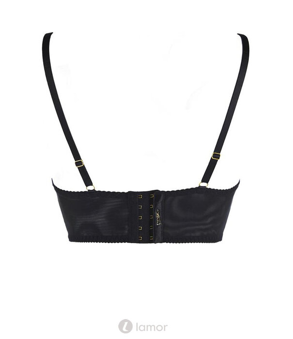 * AXAMI Sexy zwarte bustier Laura