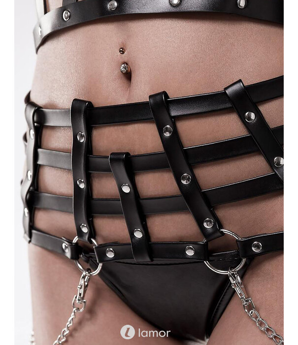 * GREY VELVET 4-delig harnas set van Grey Velvet  GV20205