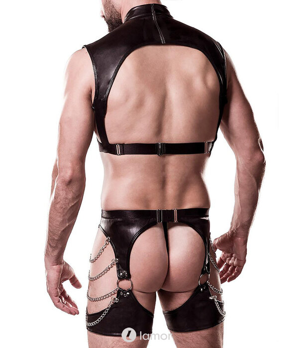 * GREY VELVET 3-delige lederlook Heren set -GVH20051 van het merk GreyVelvet