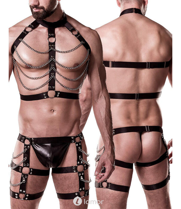 * GREY VELVET 3-delige Heren harnas set -GVH20052 van het merk GreyVelvet