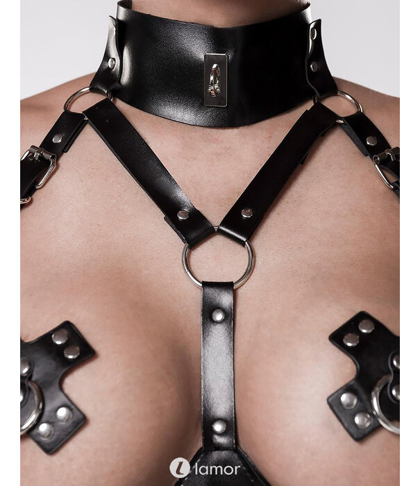 * GREY VELVET 3-delig harnas set van Grey Velvet GV20203