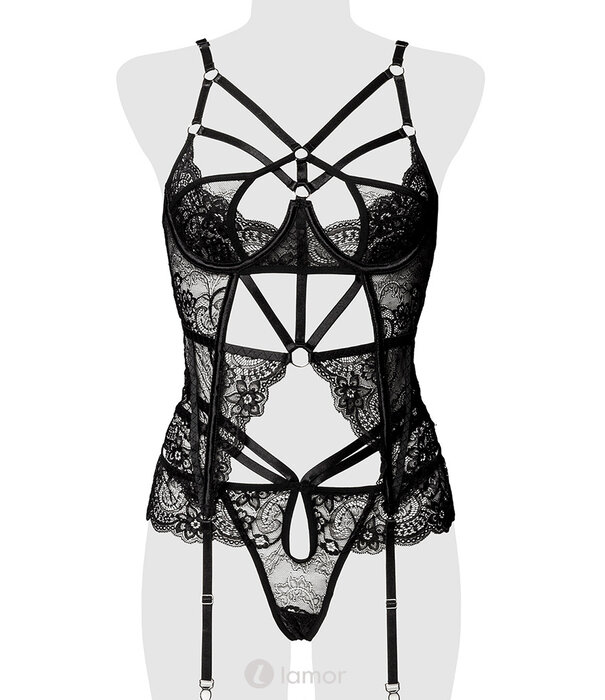 * GREY VELVET 2-delig kanten set van Grey Velvet