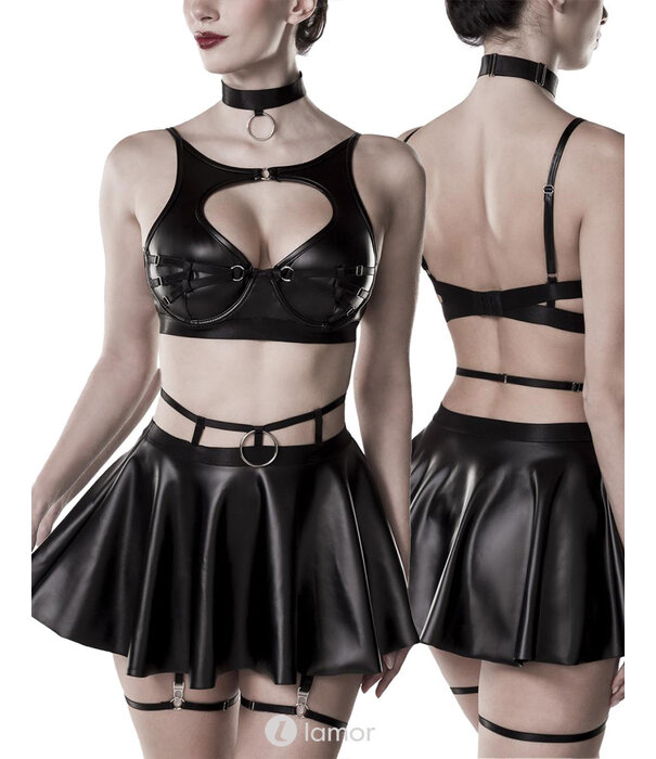 * GREY VELVET 4-deligeset in Wetlook Style van Grey Velvet