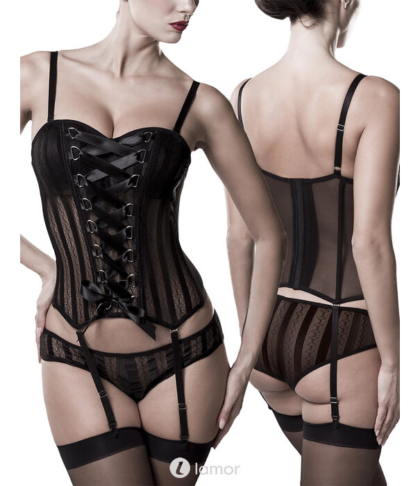 * GREY VELVET 2-delige korset set van Grey Velvet