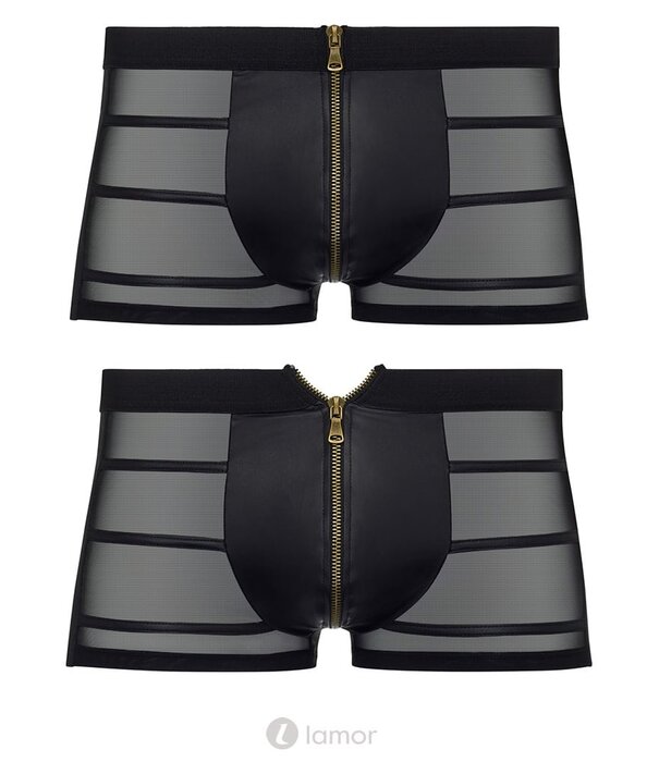 * NEK  Mattlook Heren short met rits entule van  N E K