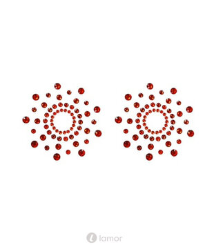 Rode strass tepelplakkers ,BL275034