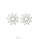 Tepelplakkers van transparant strass steentjes van Be Lily