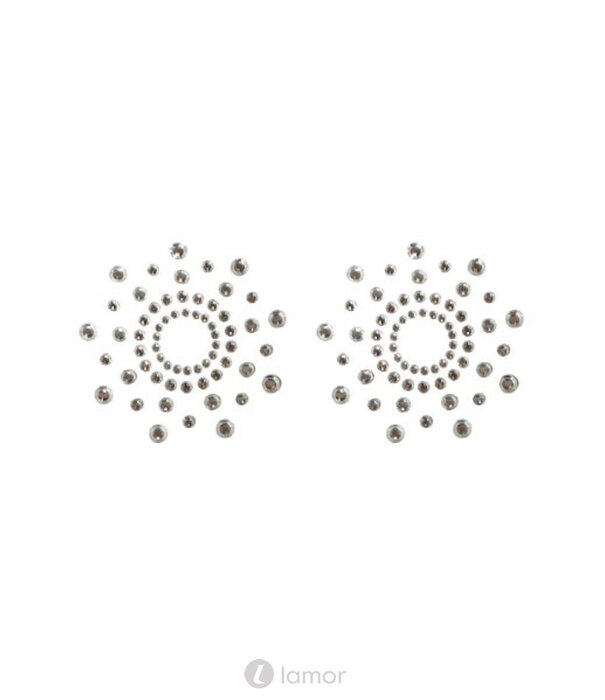 * BE LILY Tepelplakkers van transparant strass steentjes van Be Lily