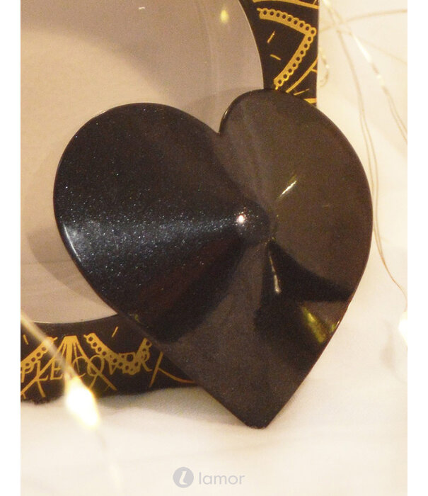 * BE LILY Zwarte hartvormige tepelplakkers van Be Lily