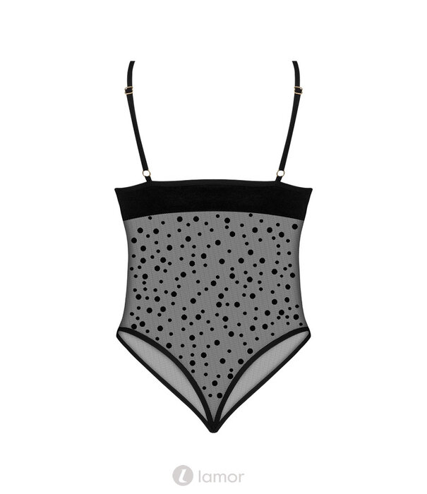 * BEAUTYNIGHT Verleidelijke en spannende body Amalia met stippen patroon