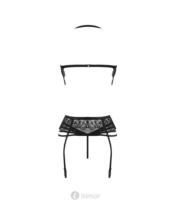 * BEAUTYNIGHT Sexy Jarretelkorset Lace Temptation van een delicaat kant