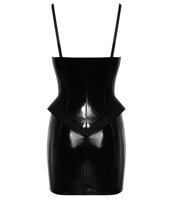 * BLACK LEVEL Strakke lak mini Jurk van Black level