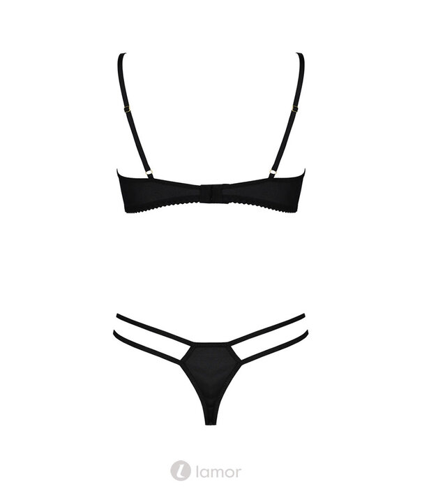 * CASMIR Lili 2-delige set  in zwart en violet van Casmir