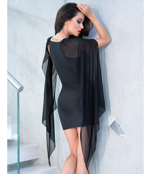 * CHILIROSE Zwart Jurkje CR4329-Zwart  van Chilirose