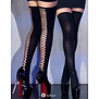Sensuele zwarte hold-up kousen CR-4398-B van Chilirose