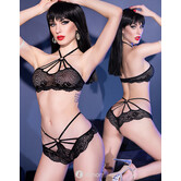 Sexy lingerieset met straps van Chilirose