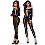 Off-shoulder bodystocking met uitsparingen