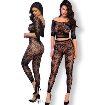 Zwarte Top & Legging, CR4661