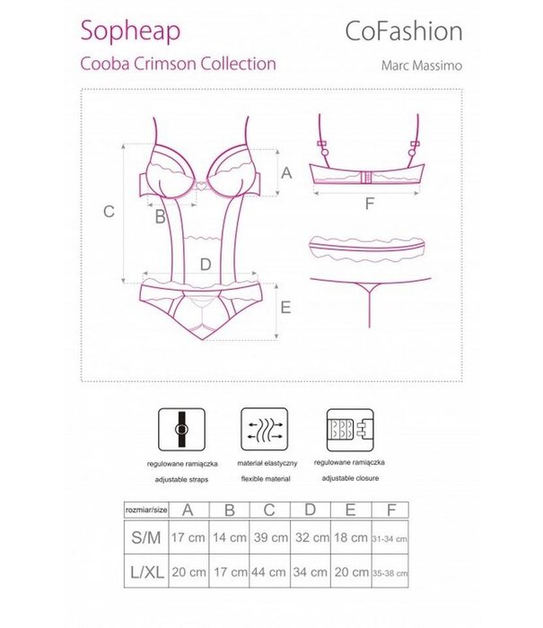 * COFASHION Zwarte kanten body Sopheap van Cofashion