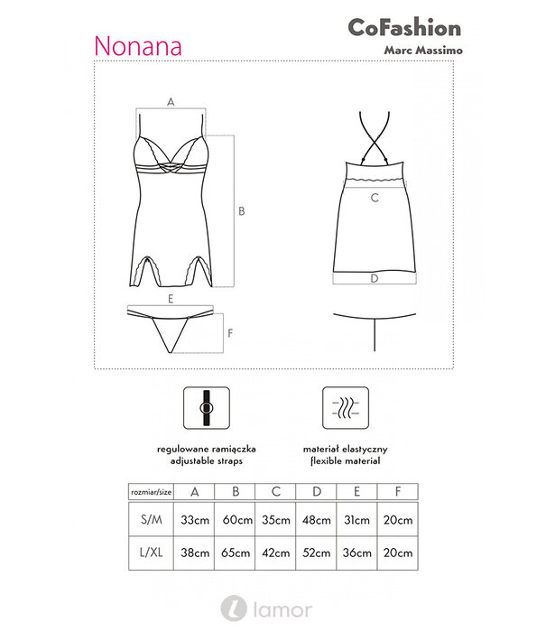 * COFASHION Zwarte  chemise Nonana van Cofashion