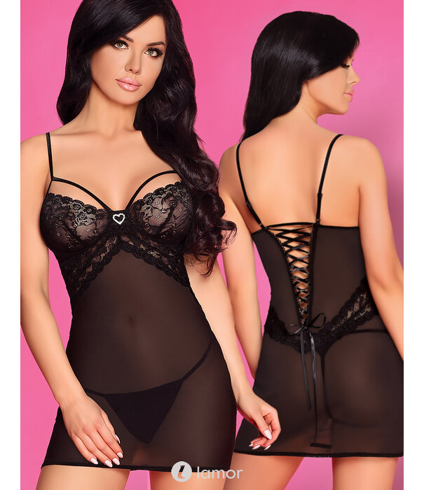 * COFASHION Zwarte  chemise Eiram van Cofashion