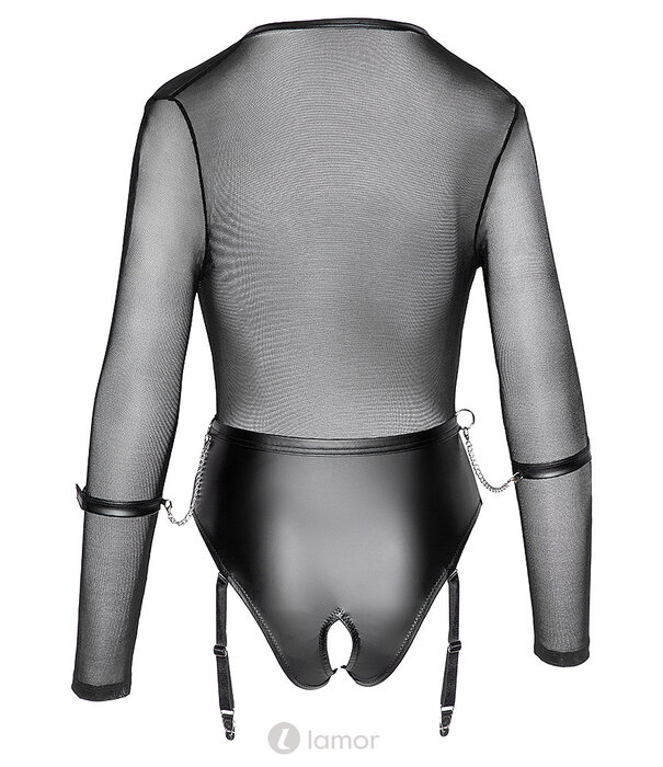 * COTTELLI BONDAGE Mattlook body met lange mouwen, Clarince