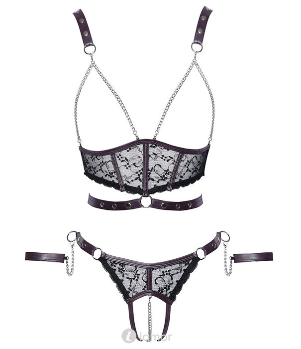 * COTTELLI BONDAGE Borstvrije bondage lingerie  set