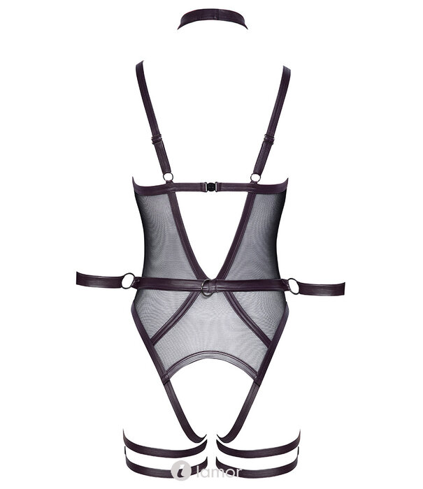 * COTTELLI BONDAGE Bondage body met kettinglijn en twee armboeien