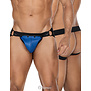 Blauw/zwarte Jockstrap van het merk Cut4Men