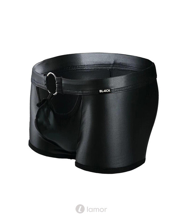 * CUT4MEN Zwarte Wetlook Short van het merk Cut4Men