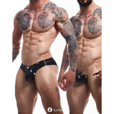 Zwarte Wetlook Slip van het merk Cut4Men