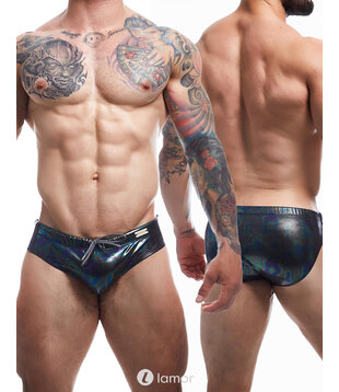 Zwarte Wetlook zwembroek, EMER4LD