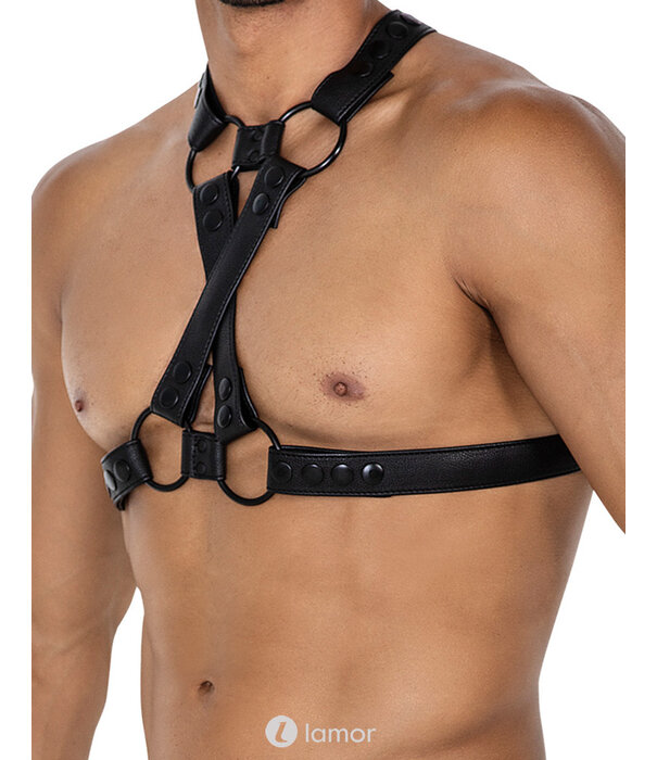 * CUT4MEN 4-way Zwart harnas06  van het merk Cut4Men