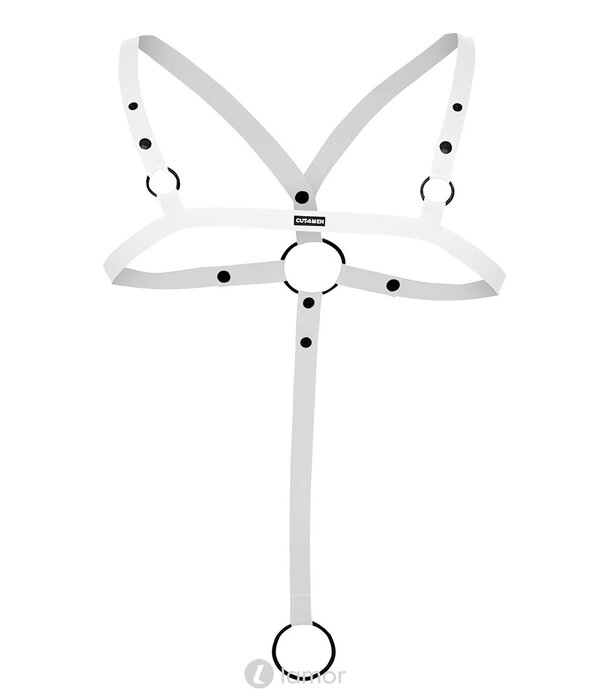 * CUT4MEN Witte borstharnas04 van het merk Cut4Men