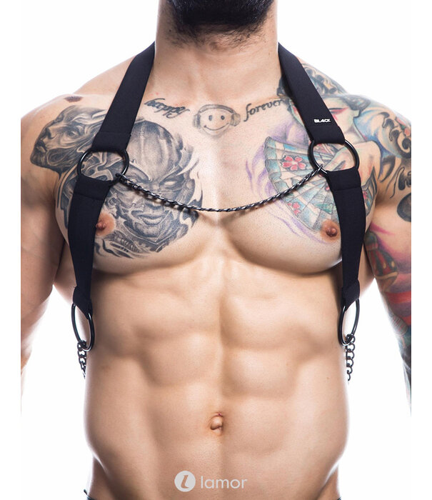 * CUT4MEN Zwarte borstharnas03 van het merk Cut4Men