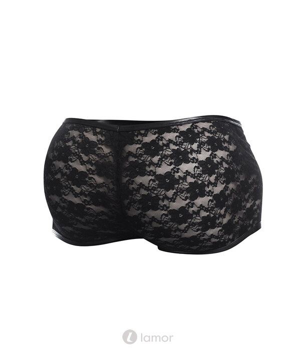 * CUT4MEN Zwarte kanten Boxer van het merk Cut4Men