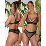Sexy zwart 2- delig lingerie setje IS7361-B