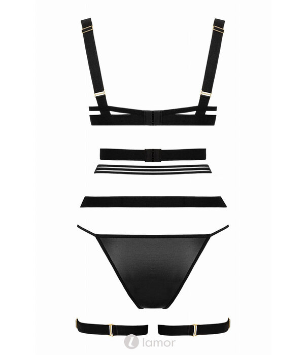 * Kim x Christine Zwarte Harnas body, Body set Partition van Kim x Christine