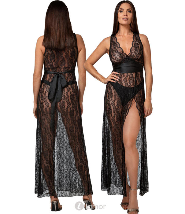 * Kim x Christine Zwarte Kanten jurk Beautiful Nightmare van  Kim x Christine