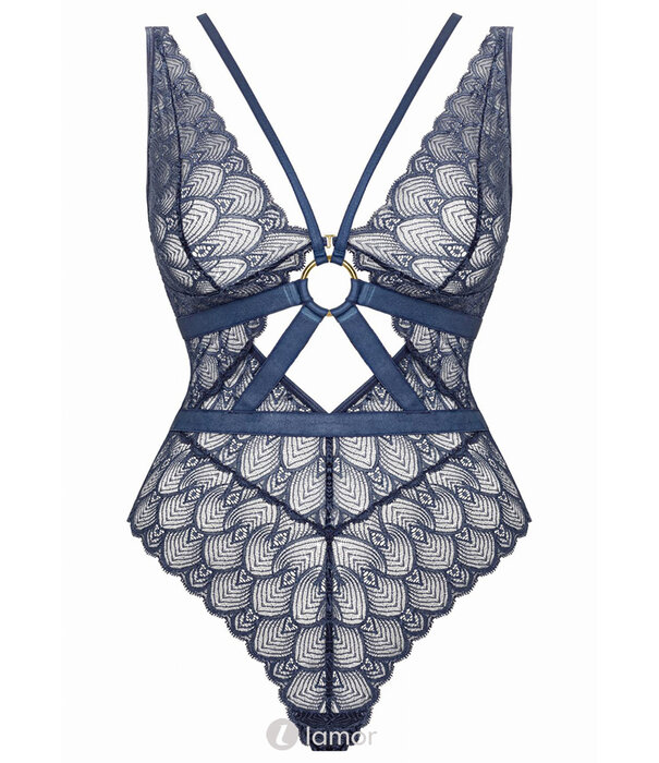 * Kim x Christine Blauwe kanten Body, Sweetest Taboo van Kim x Christine