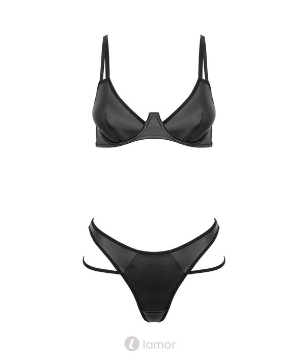 Spannende 2-delige set van latexlook van het merk Kotek