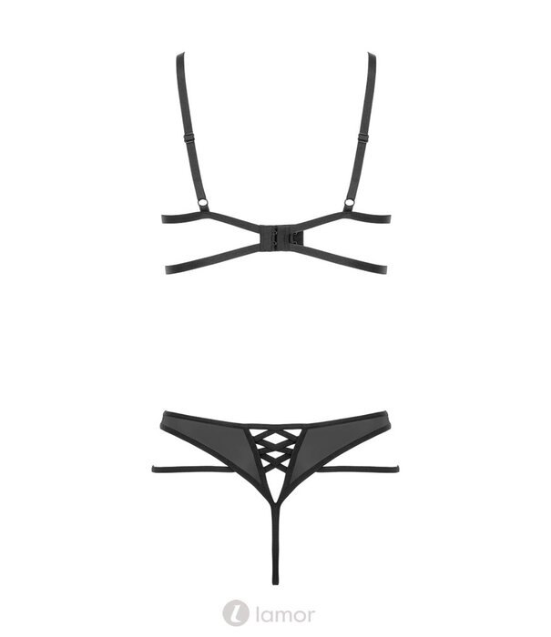 Spannende 2-delige set van latexlook van het merk Kotek