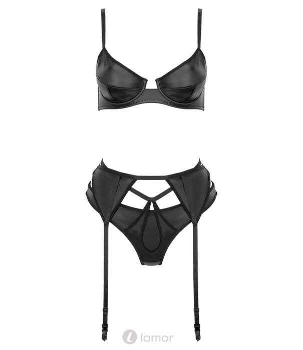 Spannende 3-delige set van latexlook van het merk Kotek