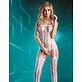 Prachtige Witte bodystocking Almas van Livco Corsetti